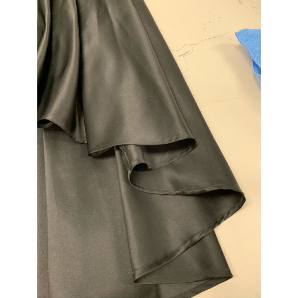 Beautiful Satin High Low Skirt - Picture 2 of 7